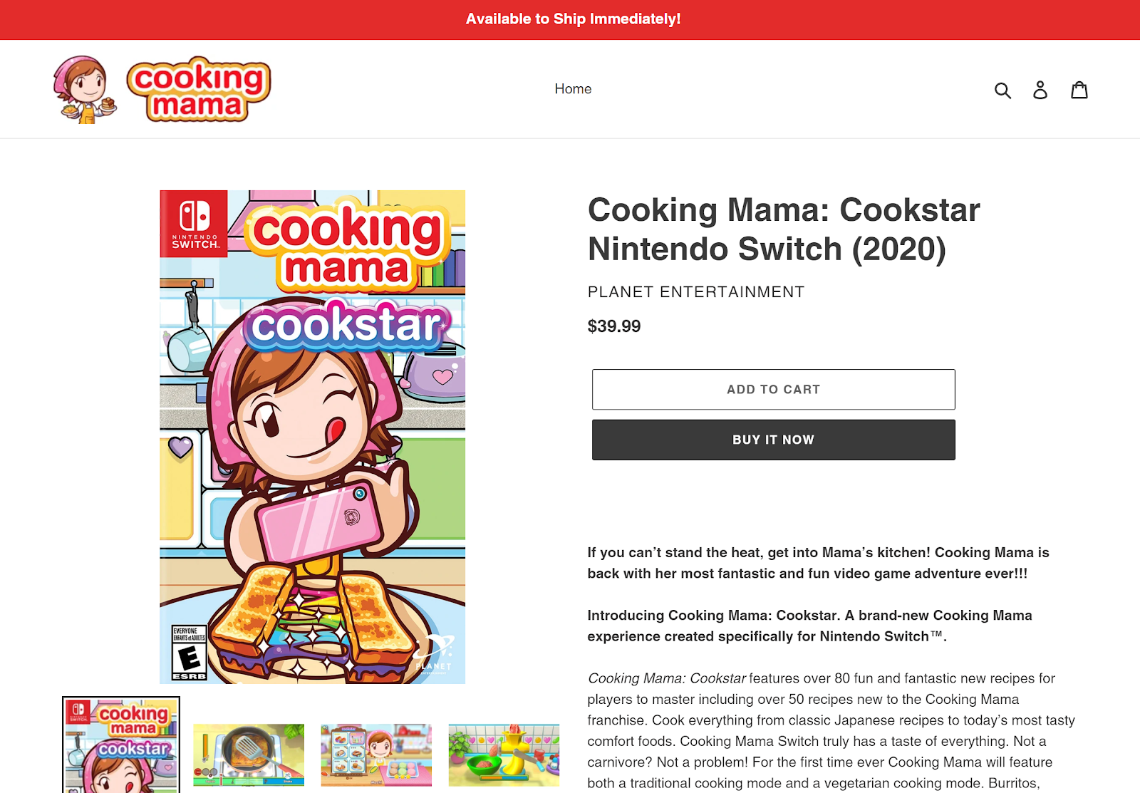 cooking mama nintendo switch eshop