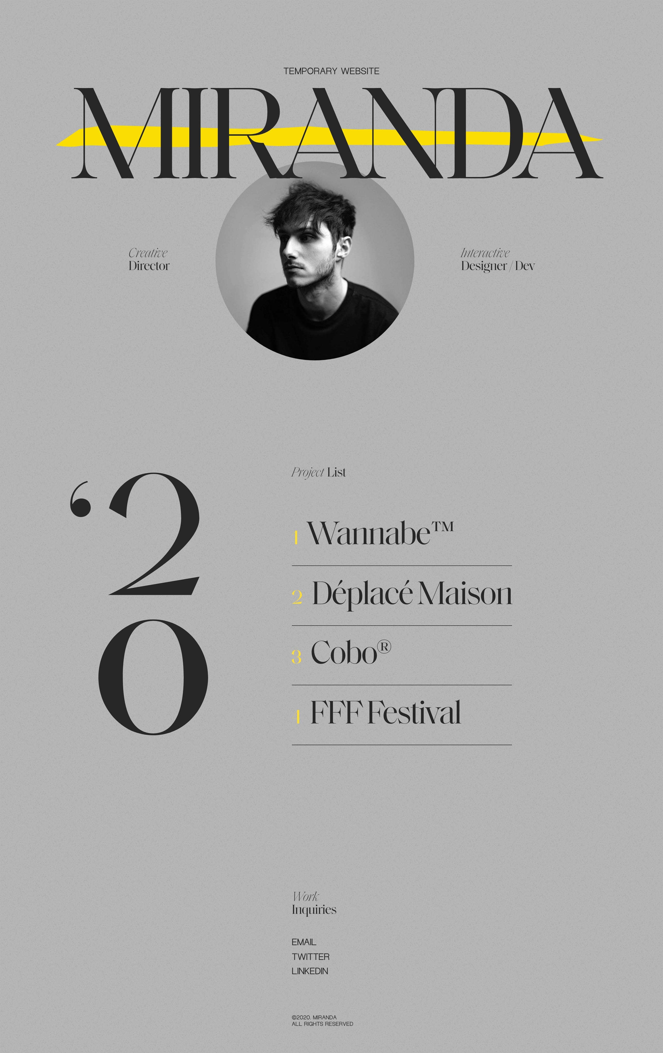 The 25 Best Personal Portfolio Website Design Inspiration Examples 
