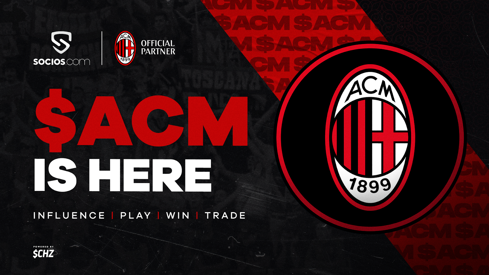 Ac Milan Fans To Create New Motto Using Blockchain As Acm Fan Token Launches On Socios Com By Chiliz Chiliz Medium