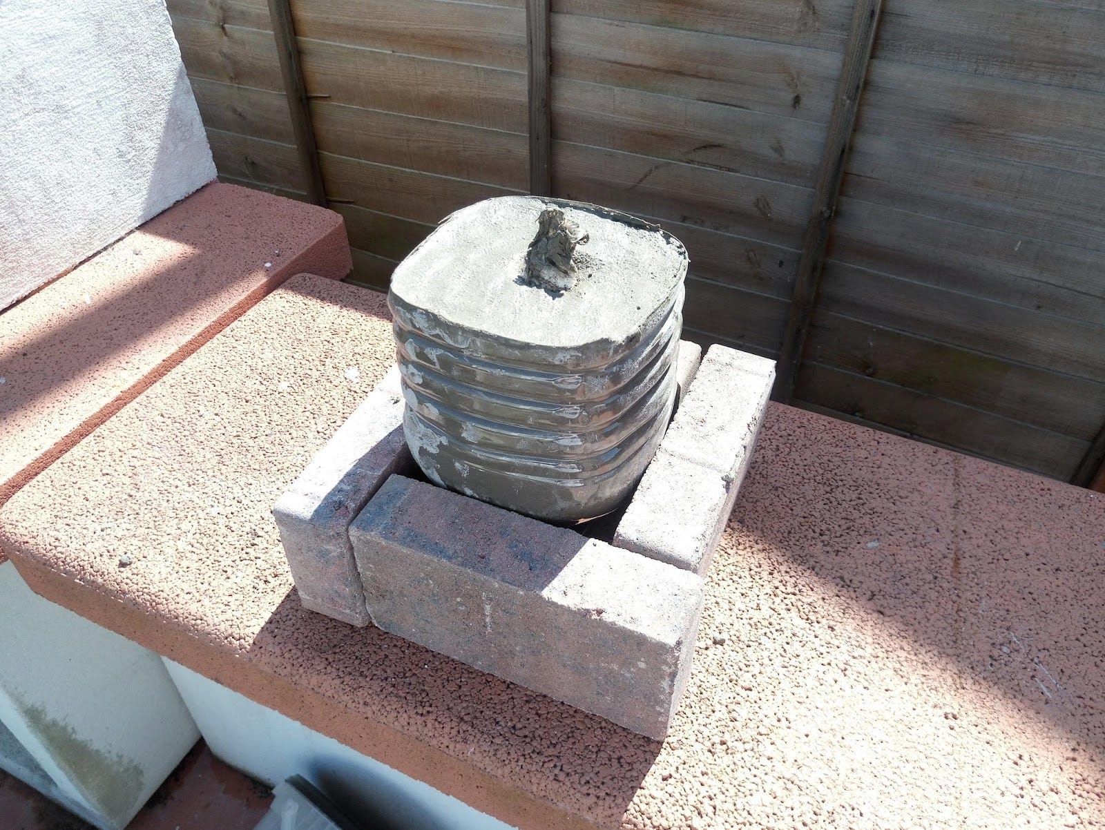 making a parasol base