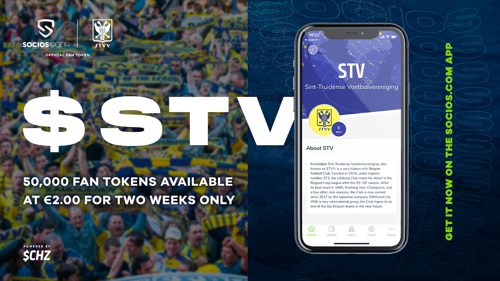 Sint Truidense V V To Launch Stv Fan Token On December 09th At 13 00 Cet By Chiliz Chiliz Medium