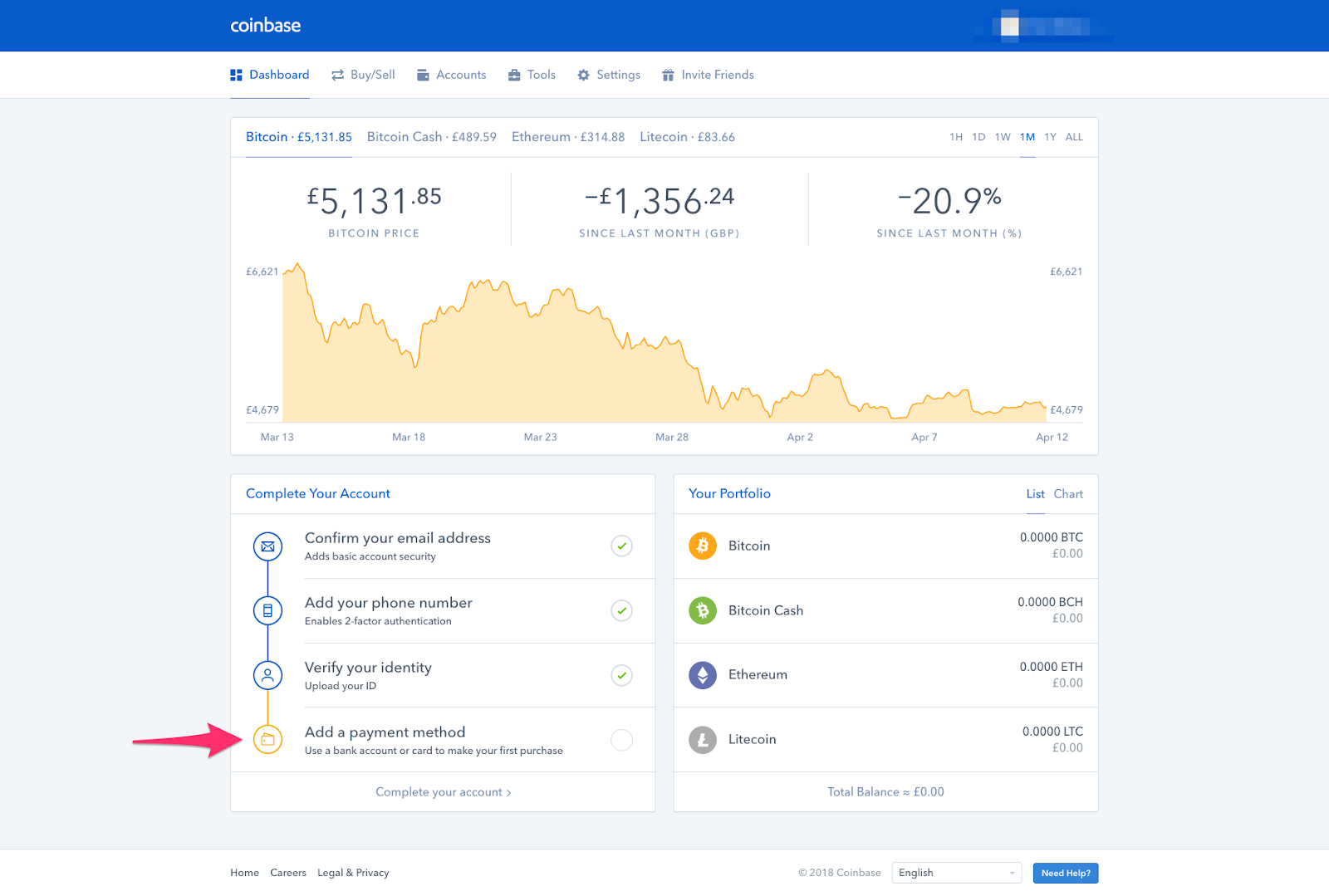 How To Set Up Your Coinbase Account / Purchase ...