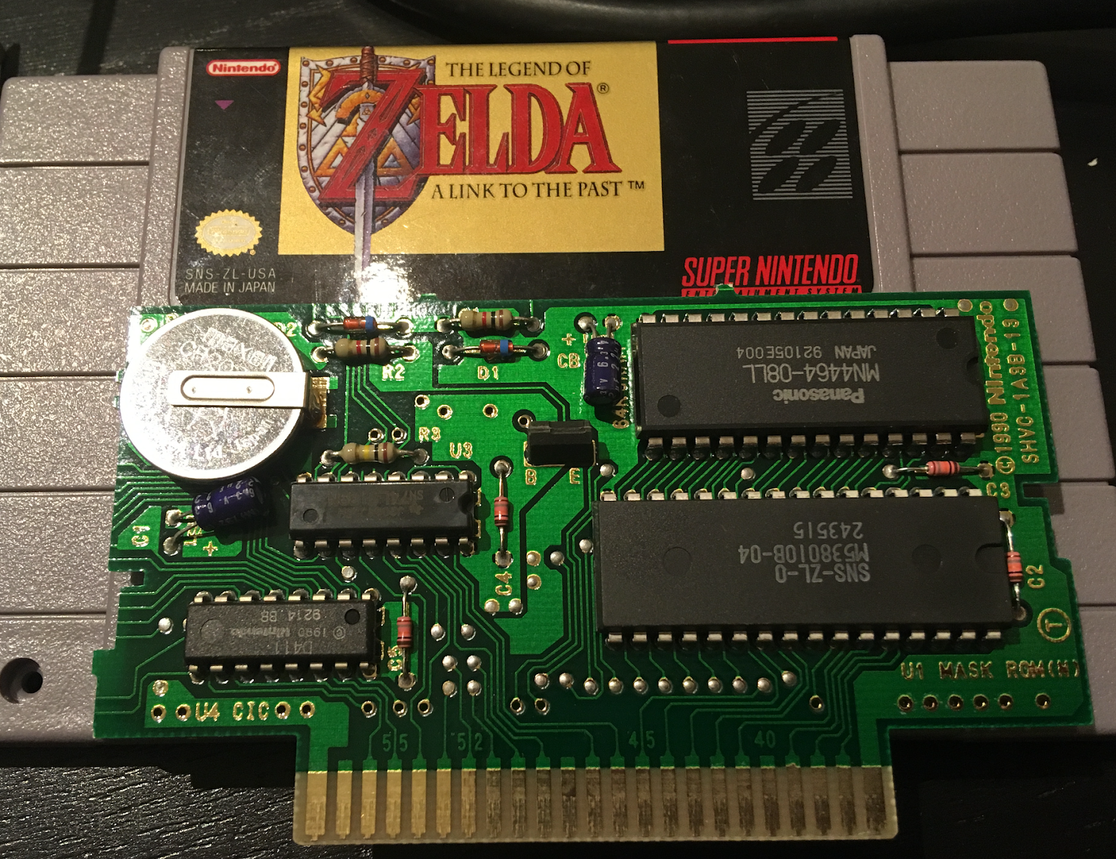 inside nes cartridge