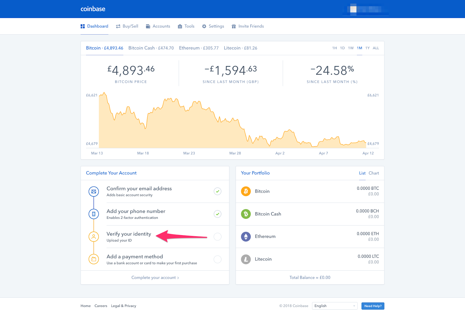 How To Set Up Your Coinbase Account / Purchase ...