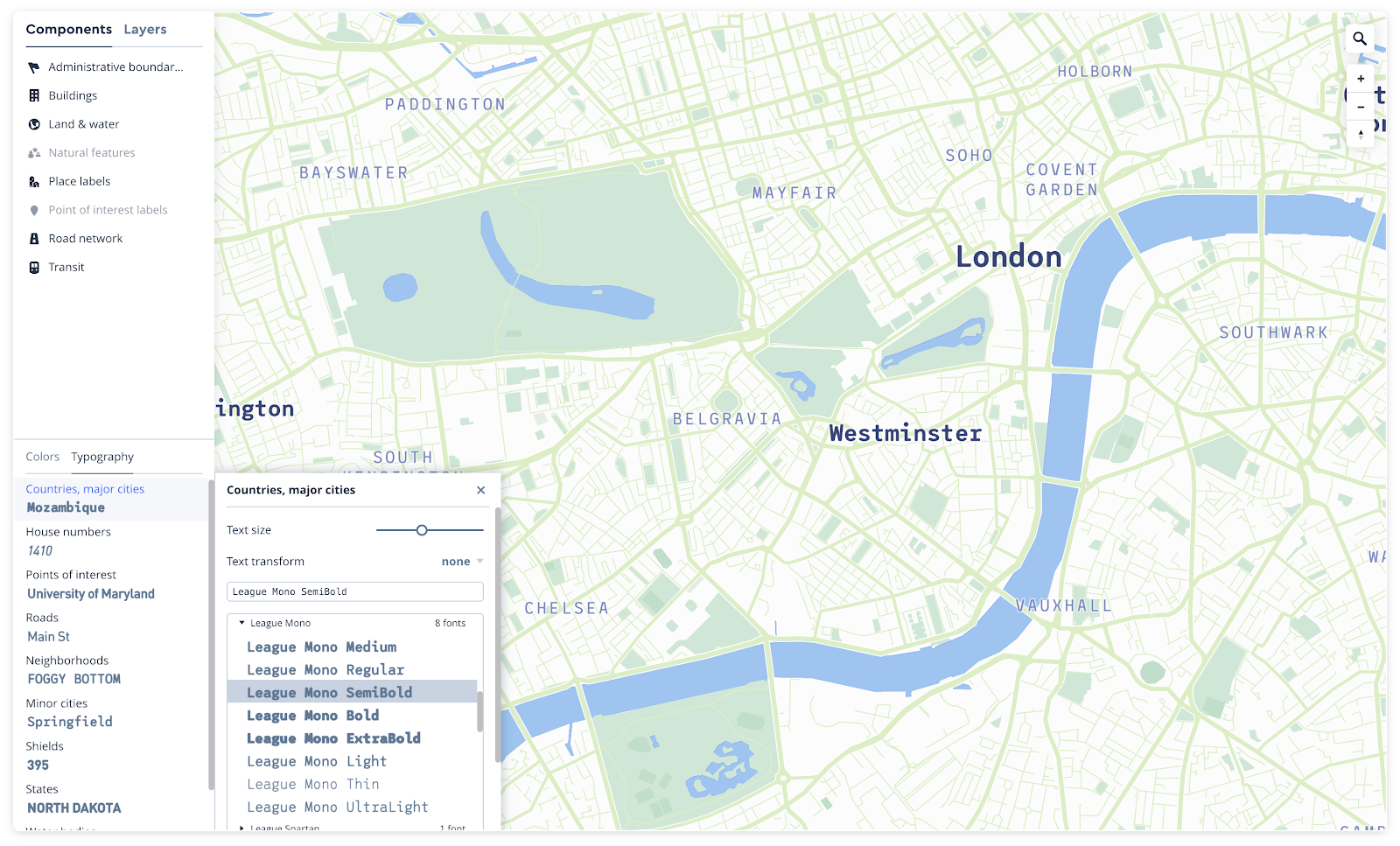 Style Components in Studio. A new way to design completely… | by Mapbox ...