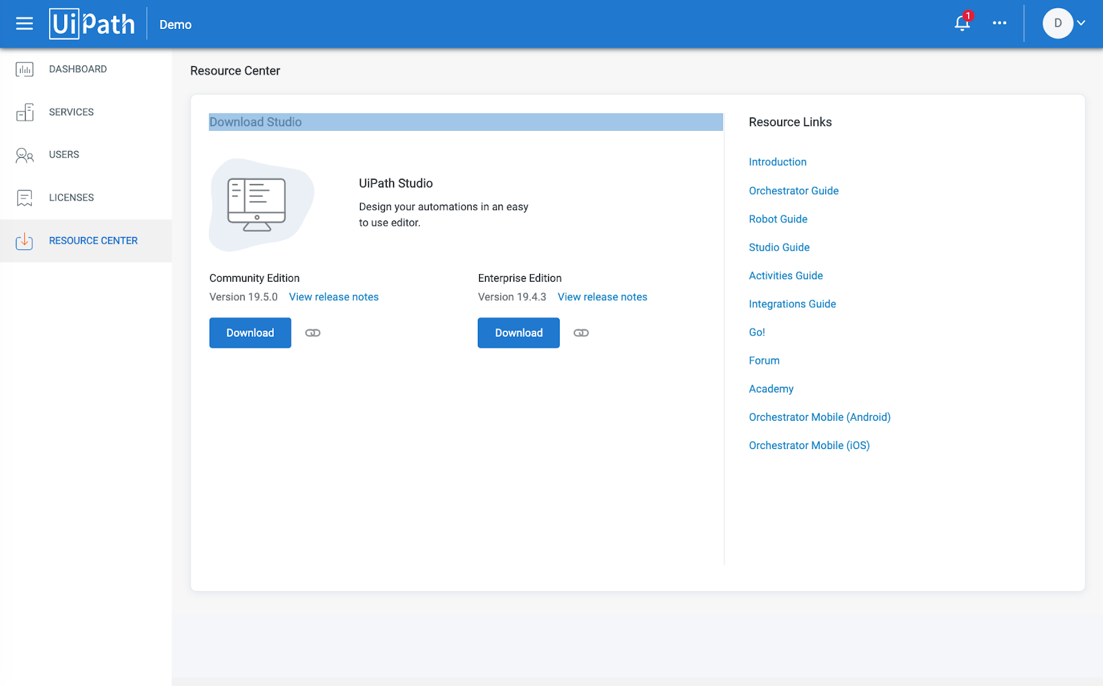 uipath robot unavailable