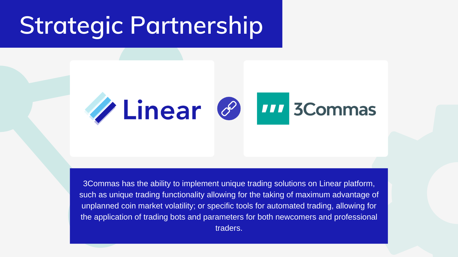 Linear Finance Receives Strategic Investment from 3Commas ...