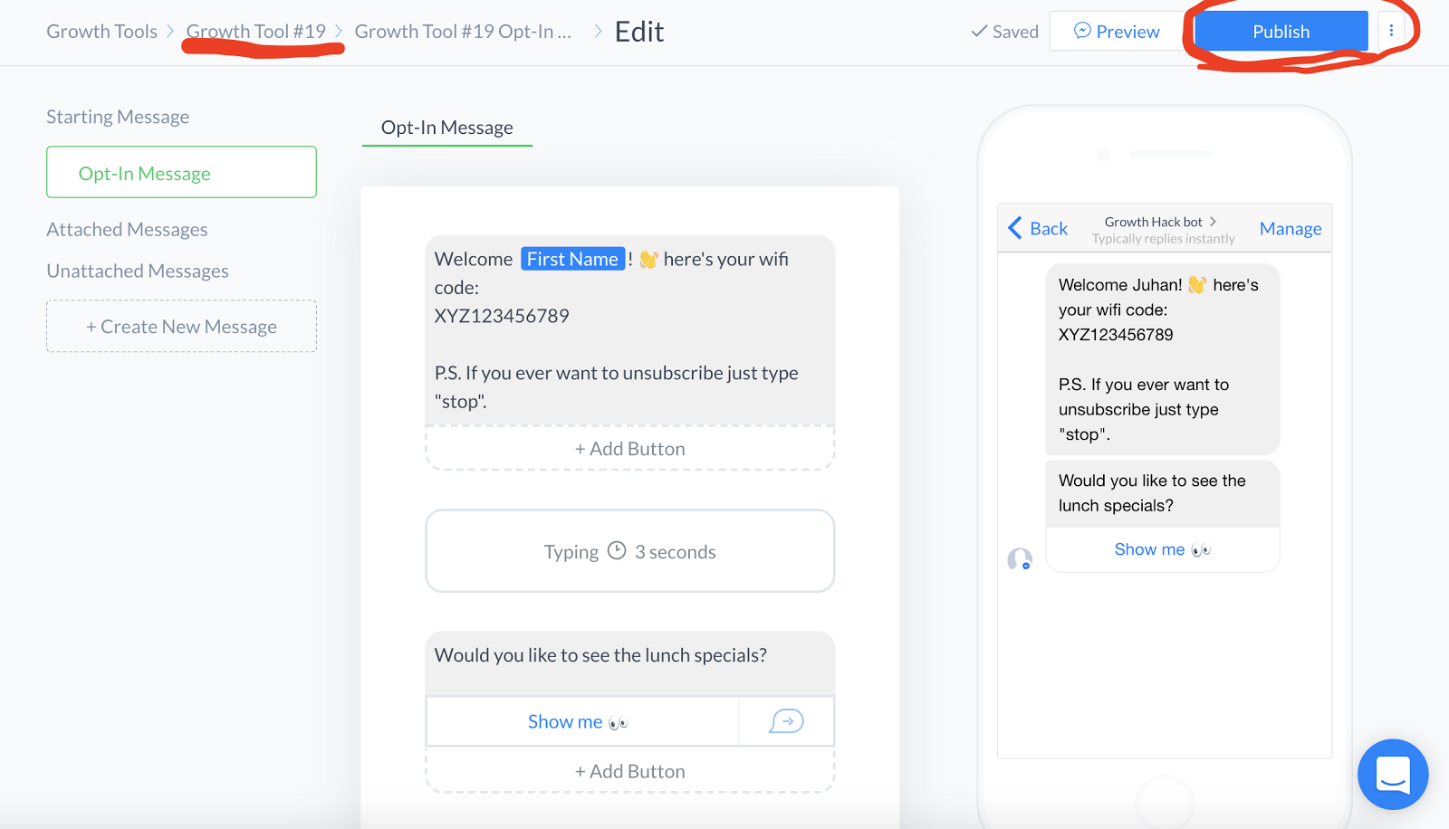 How to use Messenger Parametric Codes. Chatbots Life