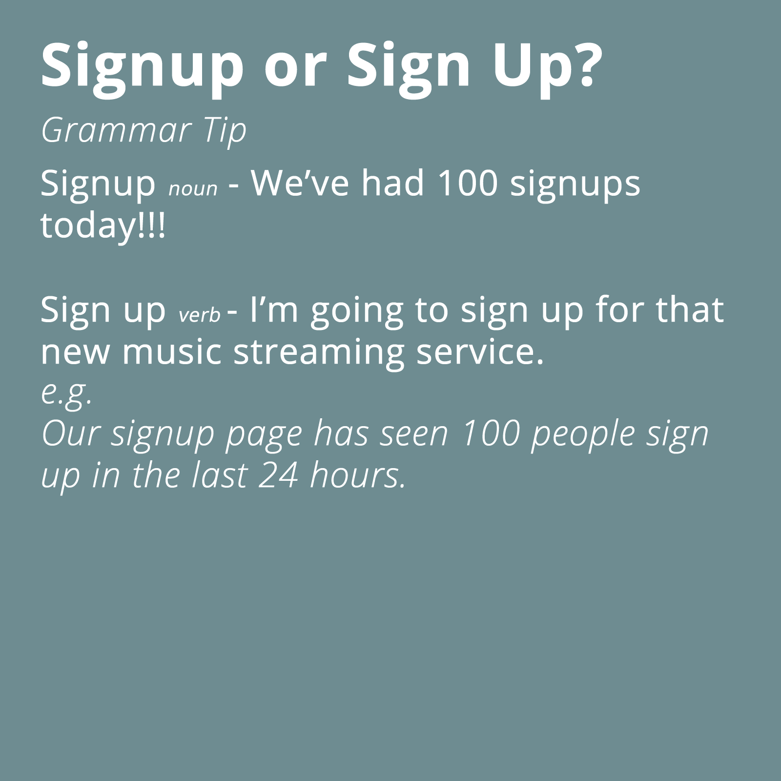 Signup Or Sign Up Do You Signup Your Sign Ups Or Sign Up By Sam Hutchings Medium