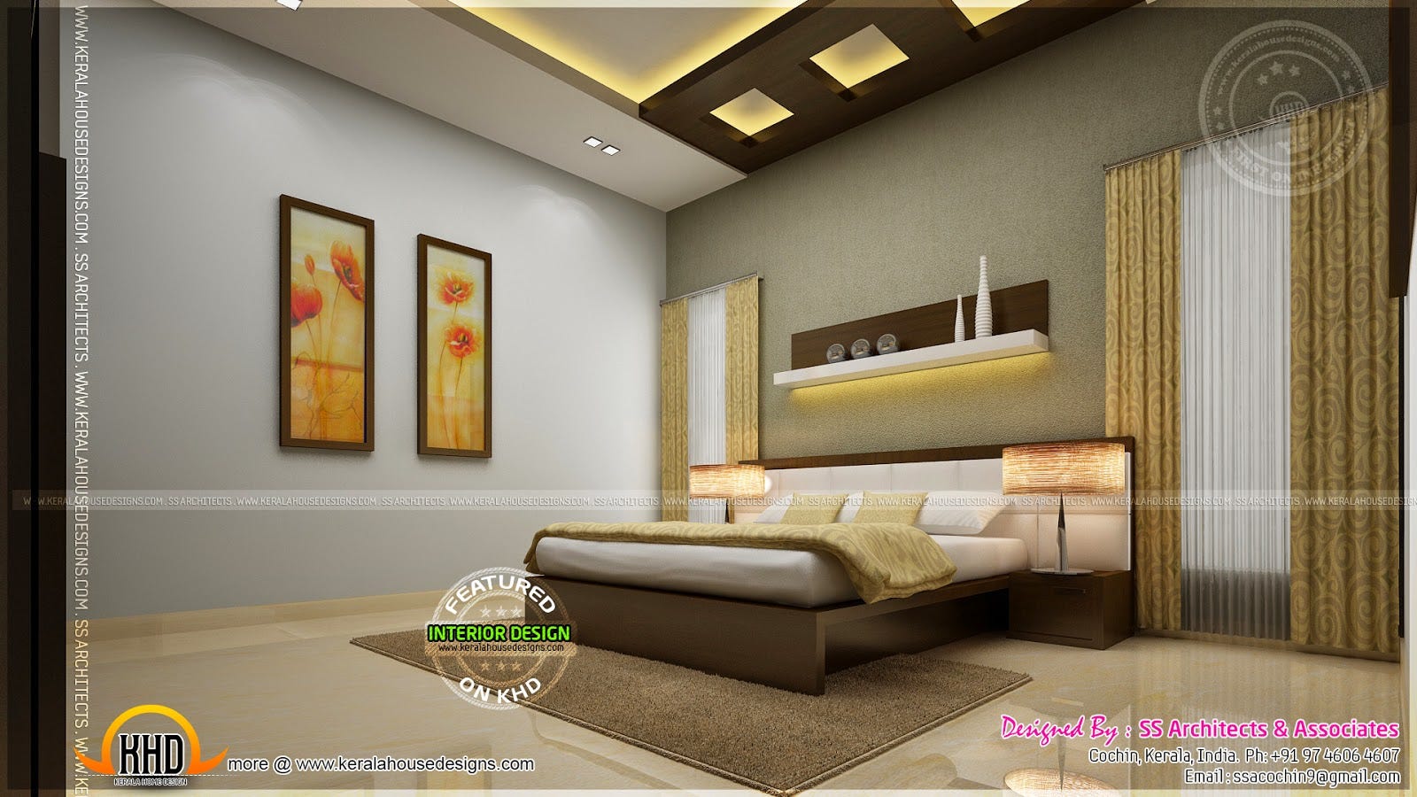 Bedroom Interior Design India By Putra Sulung Medium