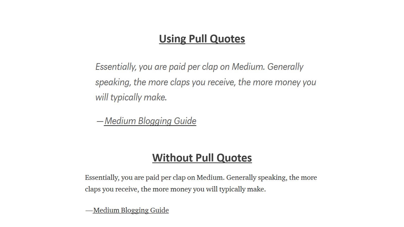 Pull Quotes Definition ShortQuotes.cc