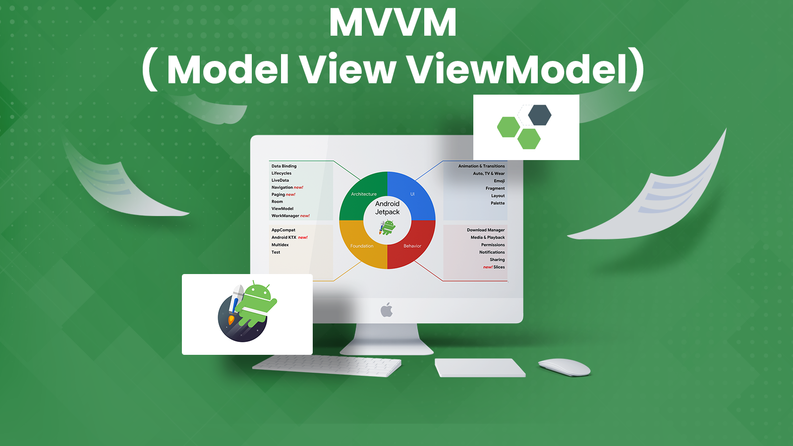 Using Mvvm Android Jetpack Model View Viewmodel Mvvm Is A By Ashish Rawat Mindorks Medium