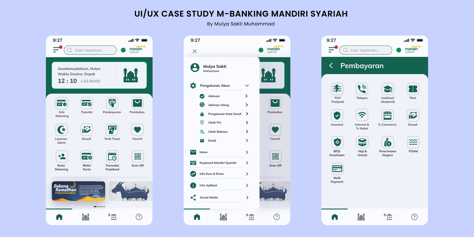 Ui Ux Case Study Mobile Banking Mandiri Syariah By Mulya Sakti Muhammad Medium