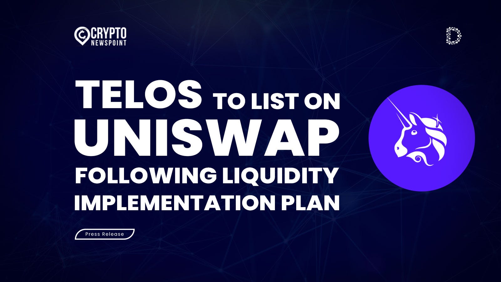 Telos To List On Uniswap Following Liquidity Implementation Plan By Ishita Bora Digital Notice Jan 21 Medium Telos To List On Uniswap Following Liquidity Implementation Plan By Ishita Bora Digital Notice Jan 21 Medium