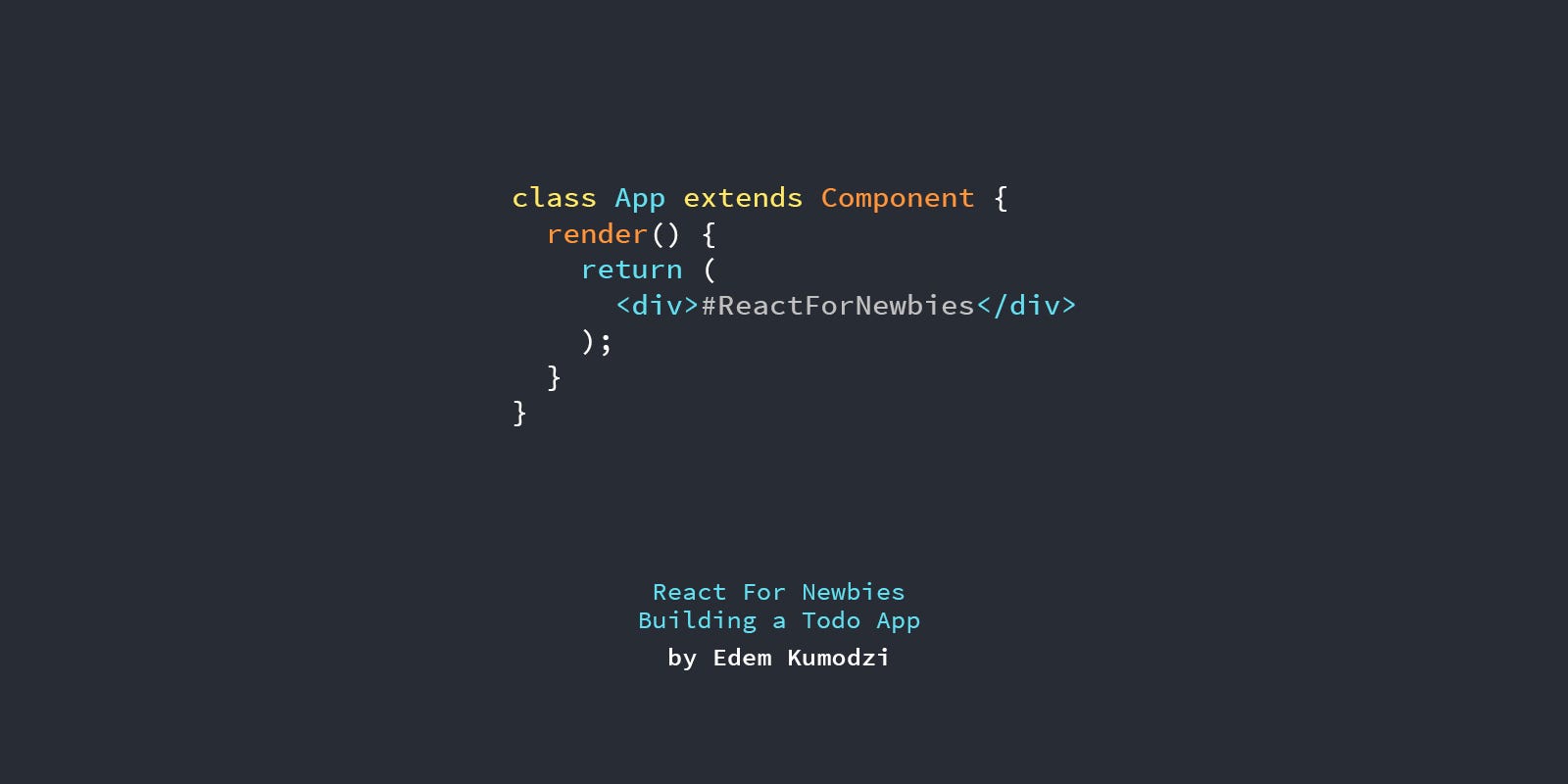 Reactfornewbies Building A Todo App With Create React App