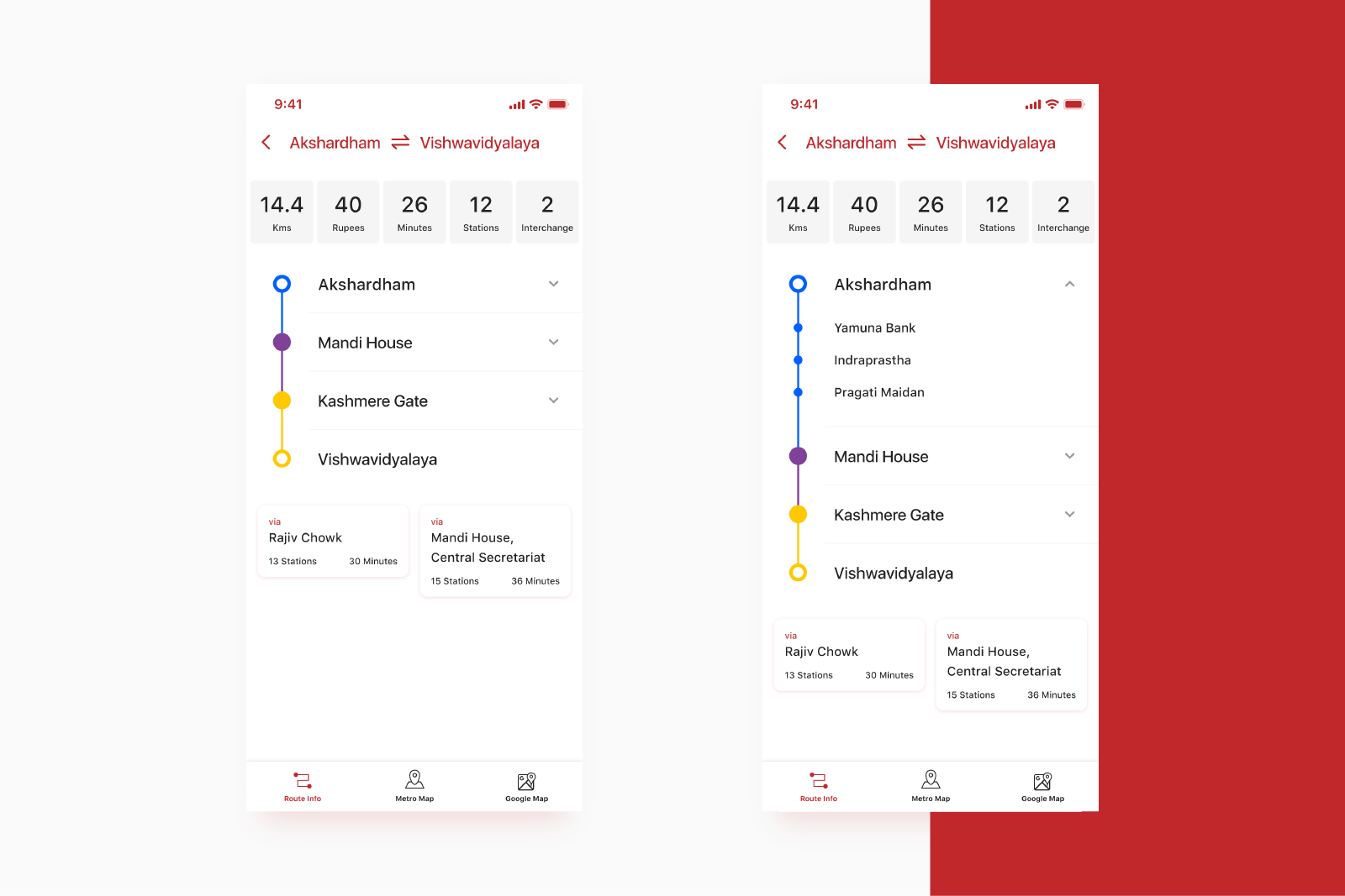 Delhi Metro App Redesign — UX/UI Case Study - Muzli - Design Inspiration