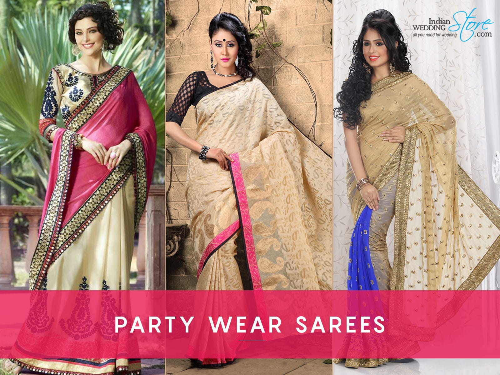 latest party wear sarees online
