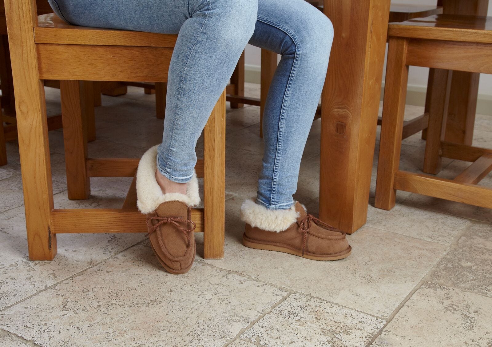 sheepskin slippers soft sole