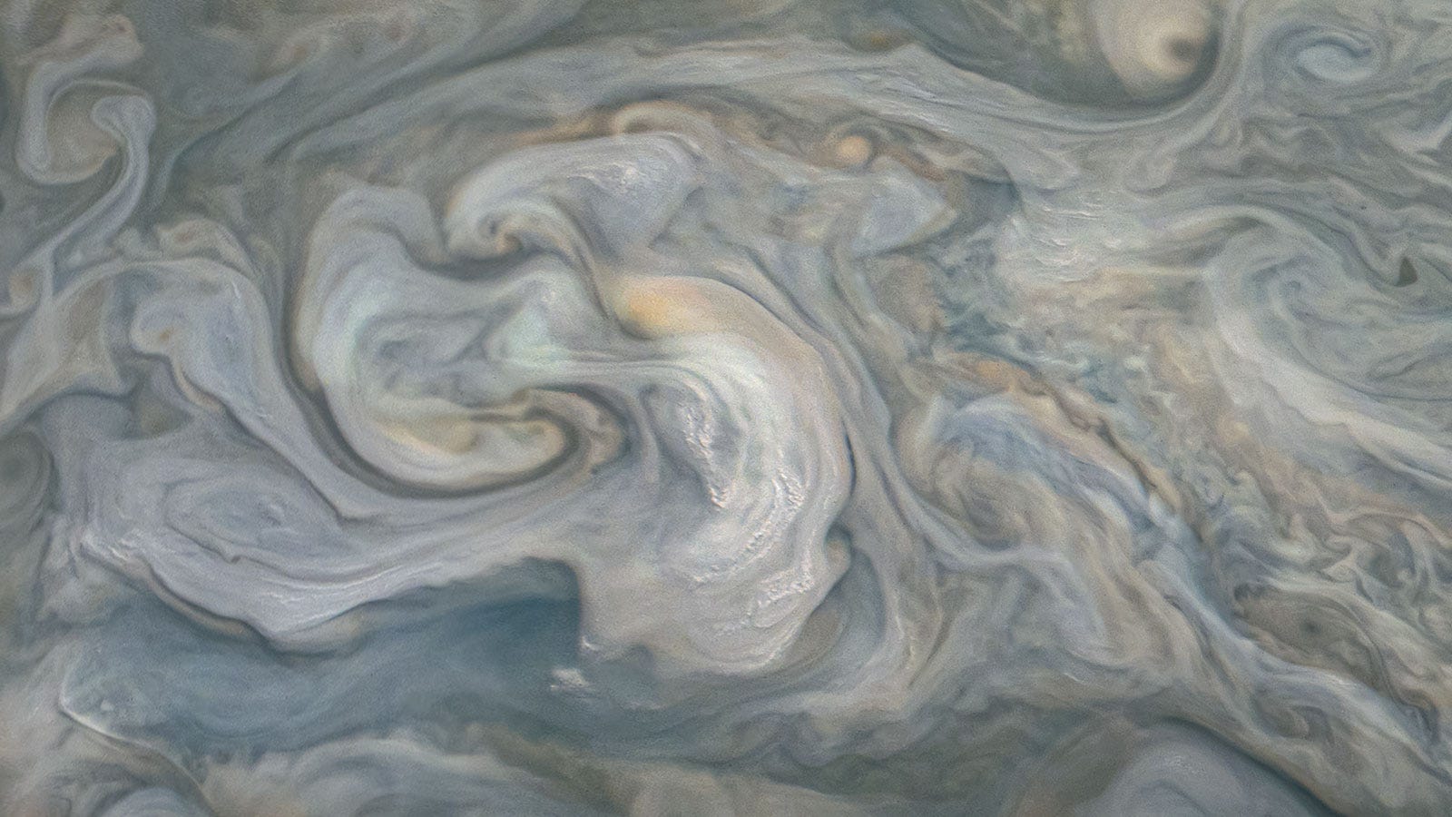 The cloud tops of Jupiter