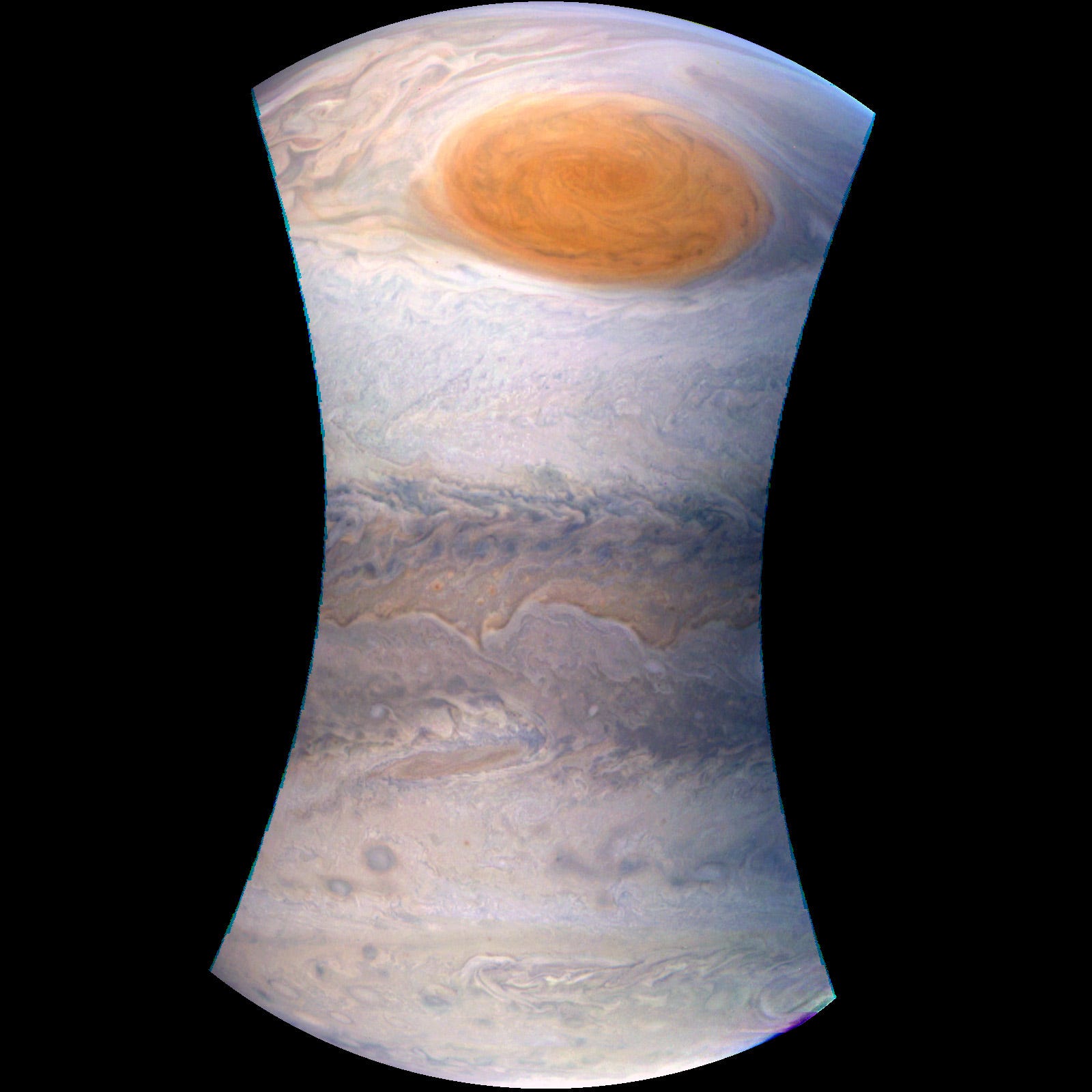 La Grande Macchia Rossa come non si era mai vista - Spazio ...