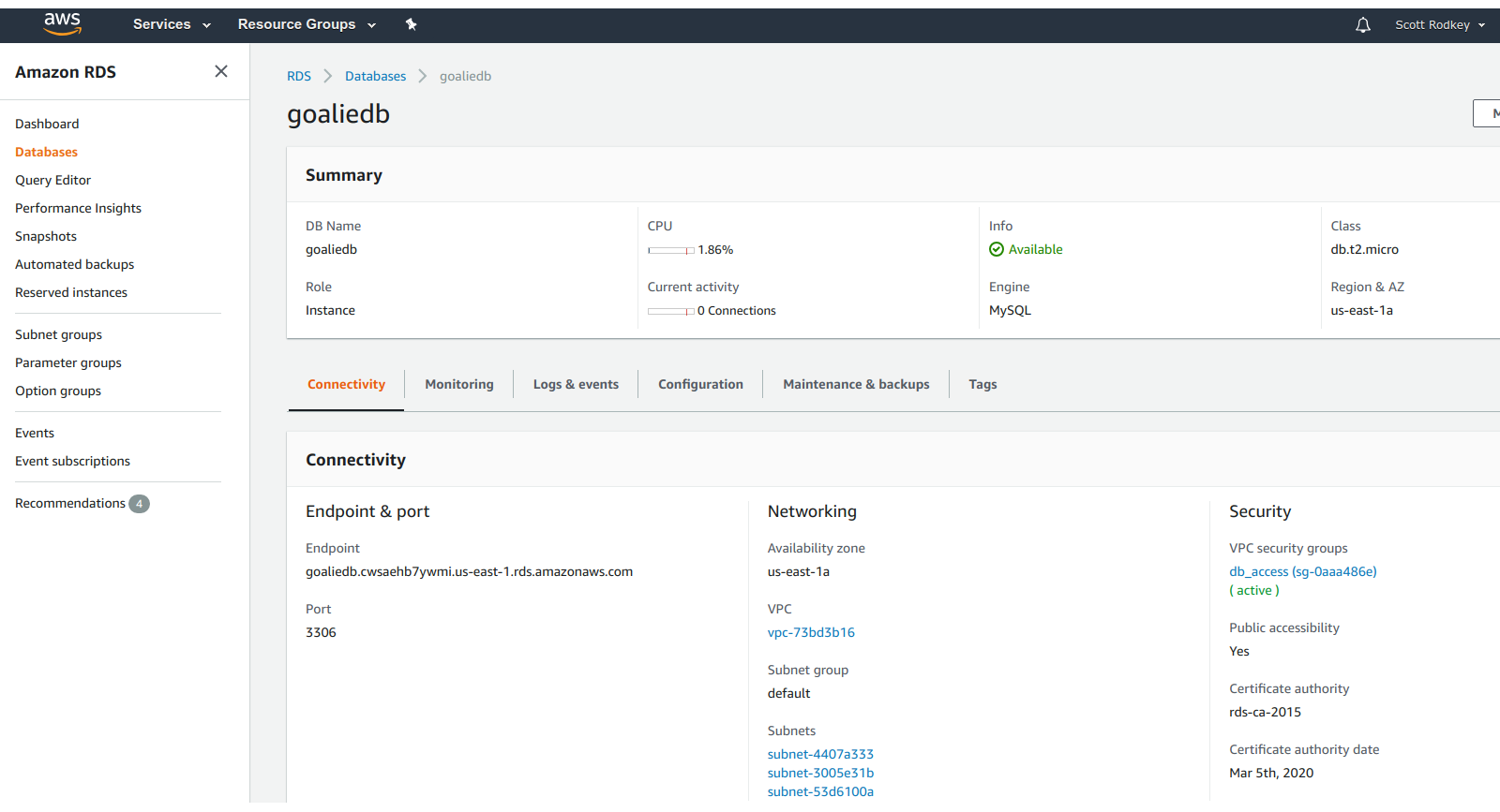 Deploying a Flask application to AWS | by Scott Rodkey | Medium