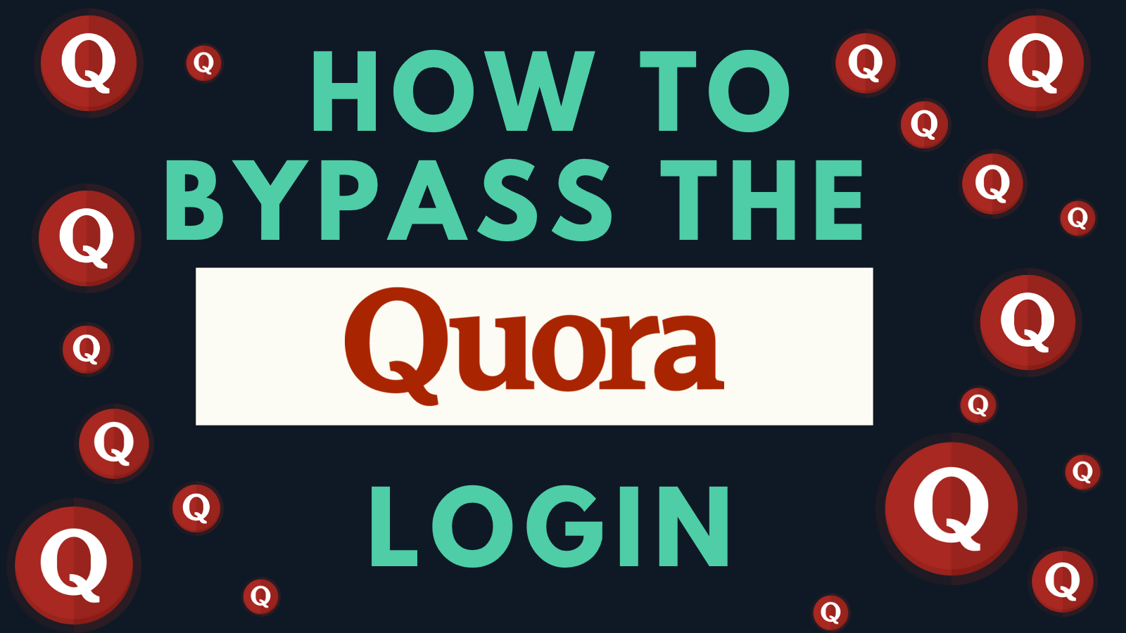 How to Bypass Quora Login Page. How to open Quora without login… by