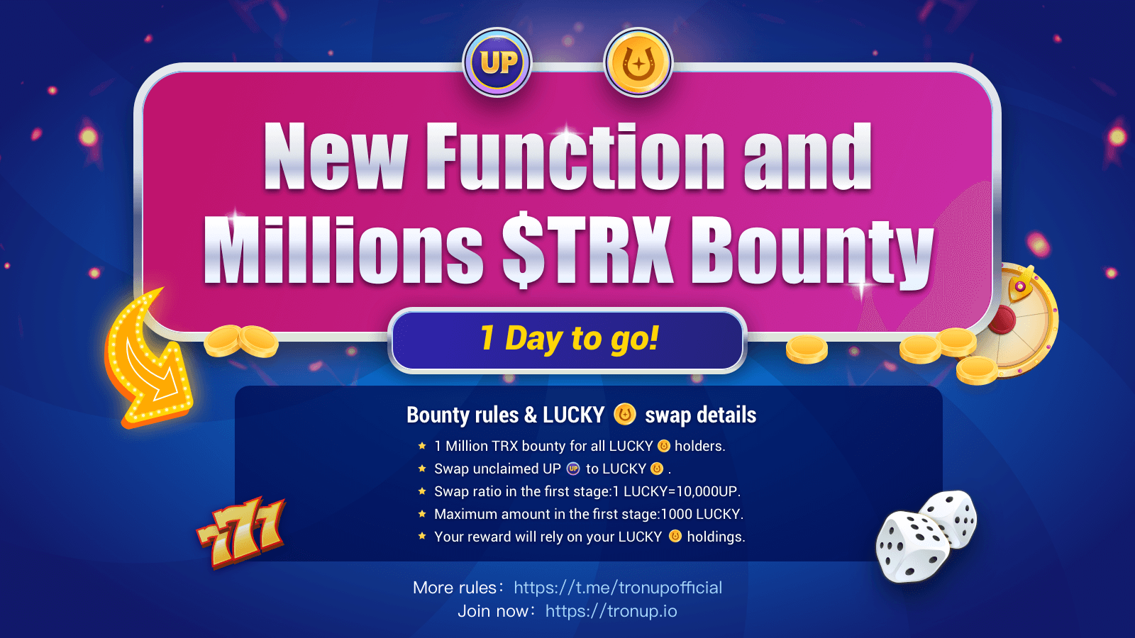 1 Million Trx New Year Campaign Swap Lucky And Get Huge Dividend Images, Photos, Reviews