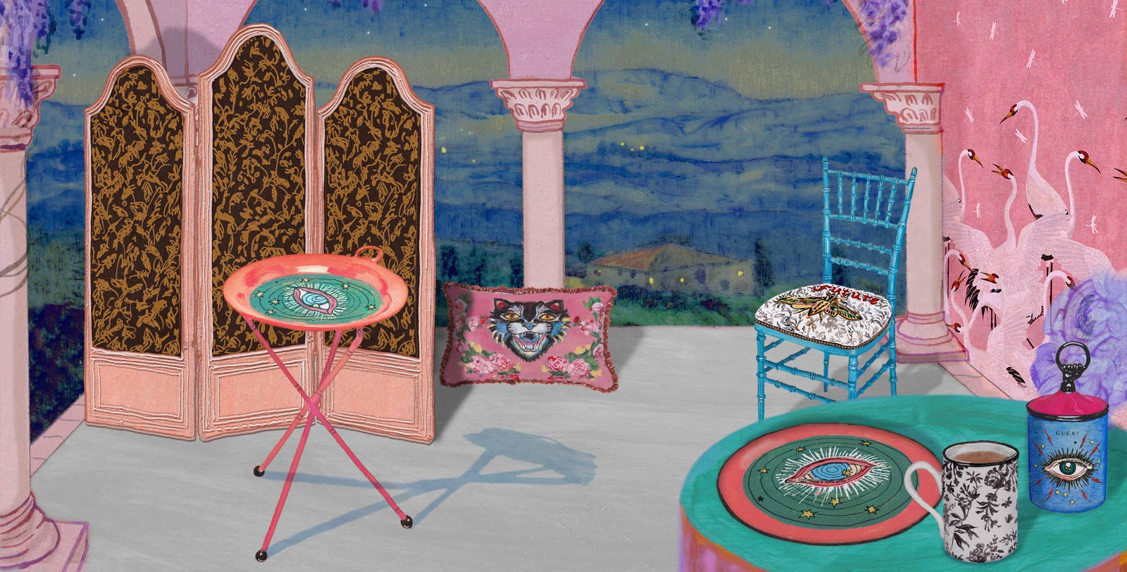 Summerlabelspotlights Gucci S Home Decor Line Is Not For The Faint