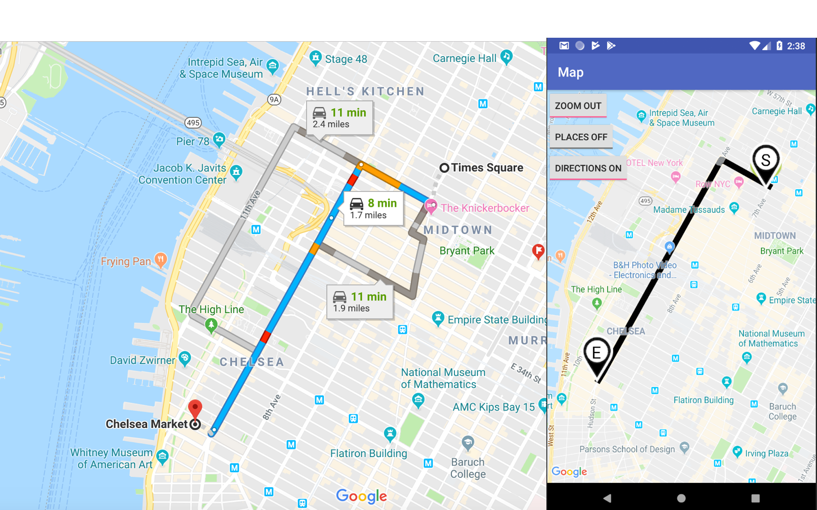 Android Google Maps Simple Usage — Google Directions API | by Laurence ...