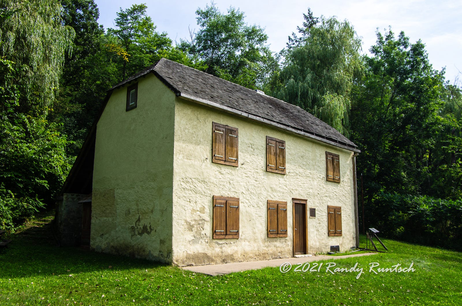 The Nicholas Marnach House, near the Whitewater River north of Elba, Minnesota, was built by a Luxembourgian family of pioneers between 1857 and 1860.