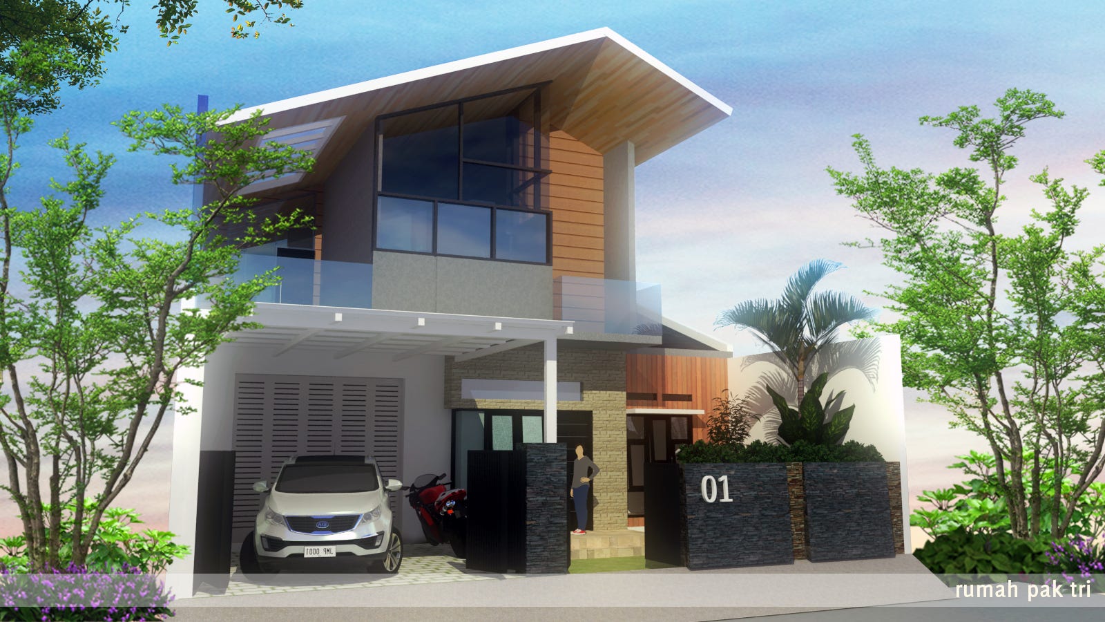 Diskon Besar 3D Eksterior Rumah Impian 081358000083 By Asimetris Arch Medium