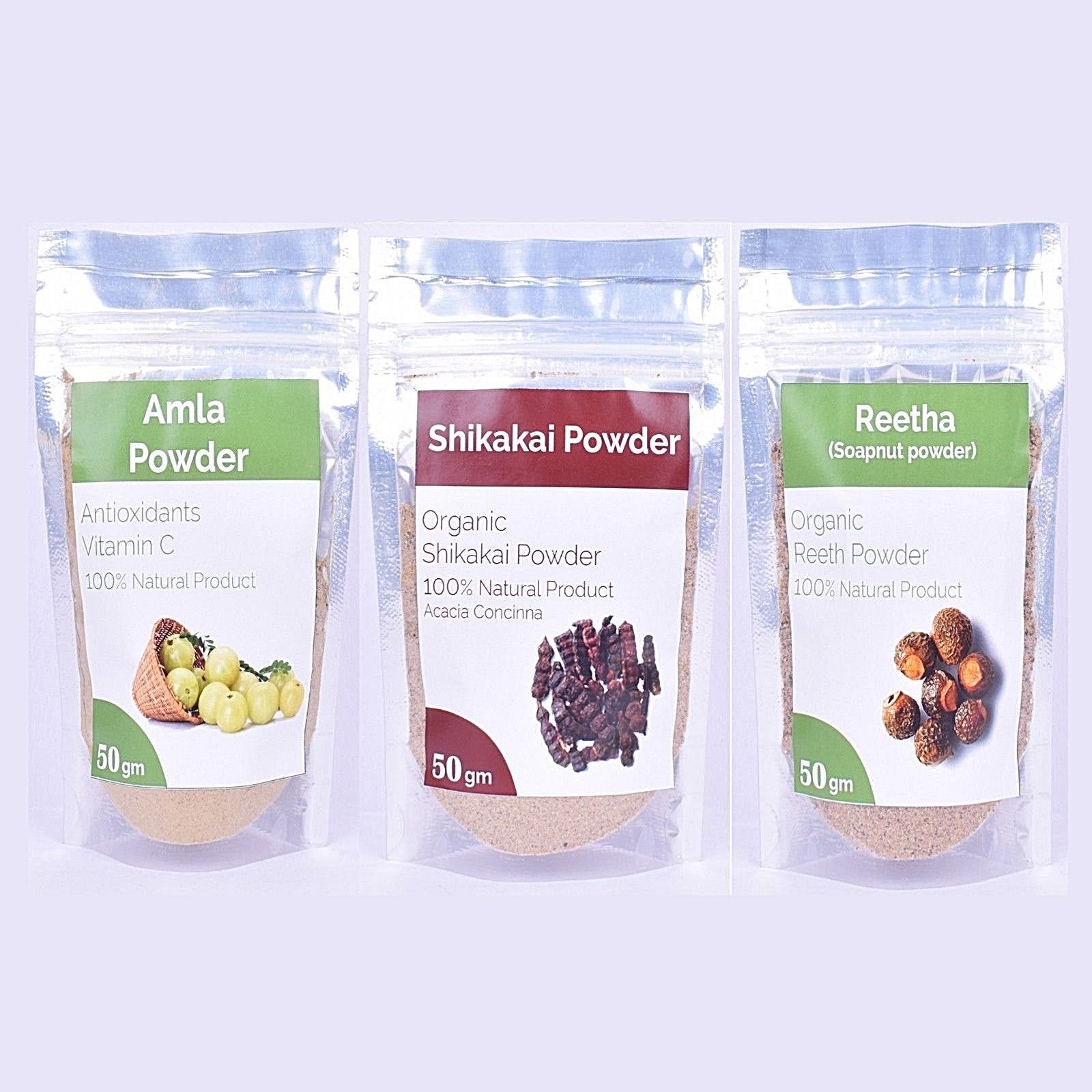 Reetha Powder Amla Powder Shikakai Powder Diy India Medium