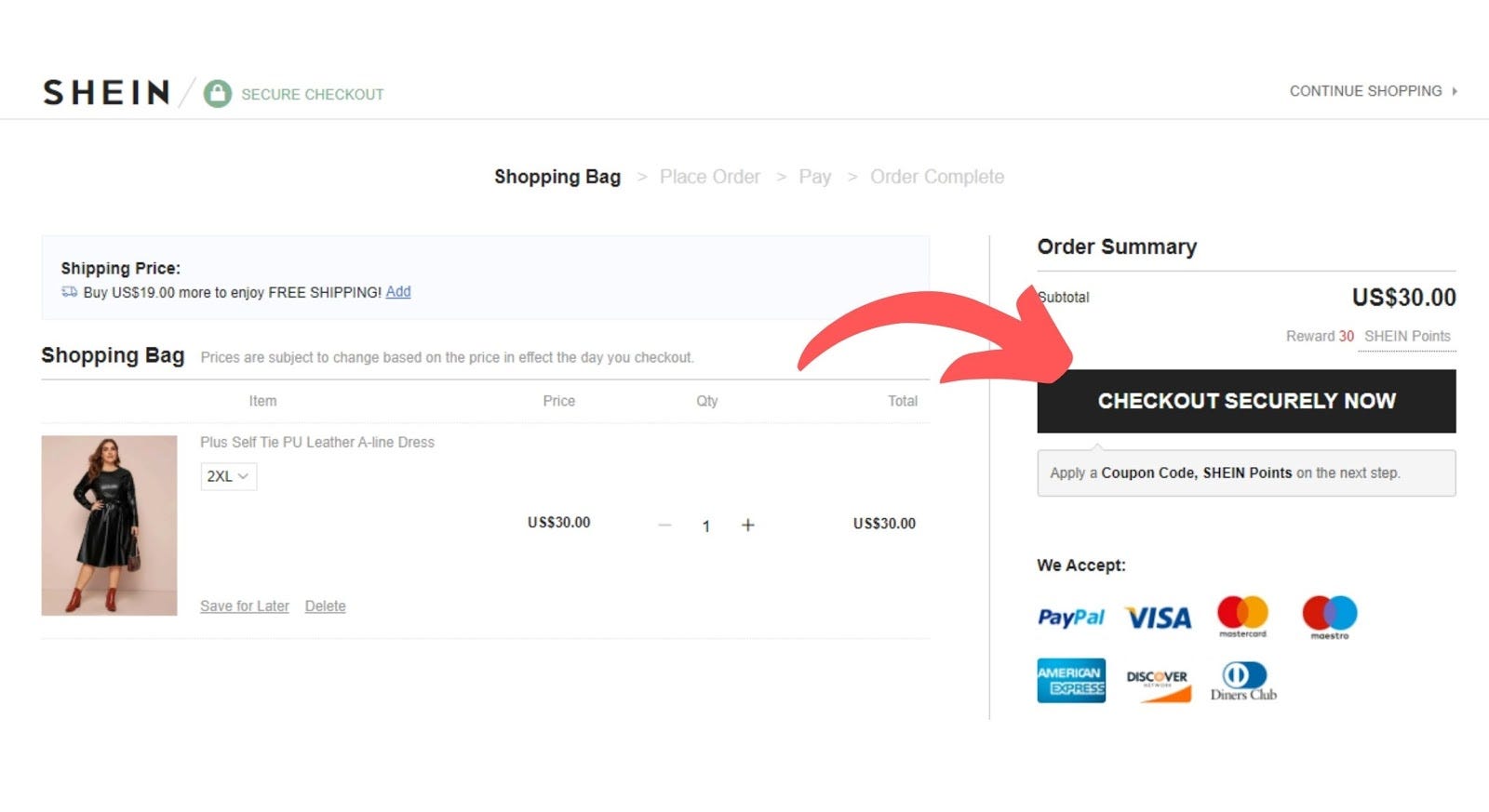 shein new user coupon code