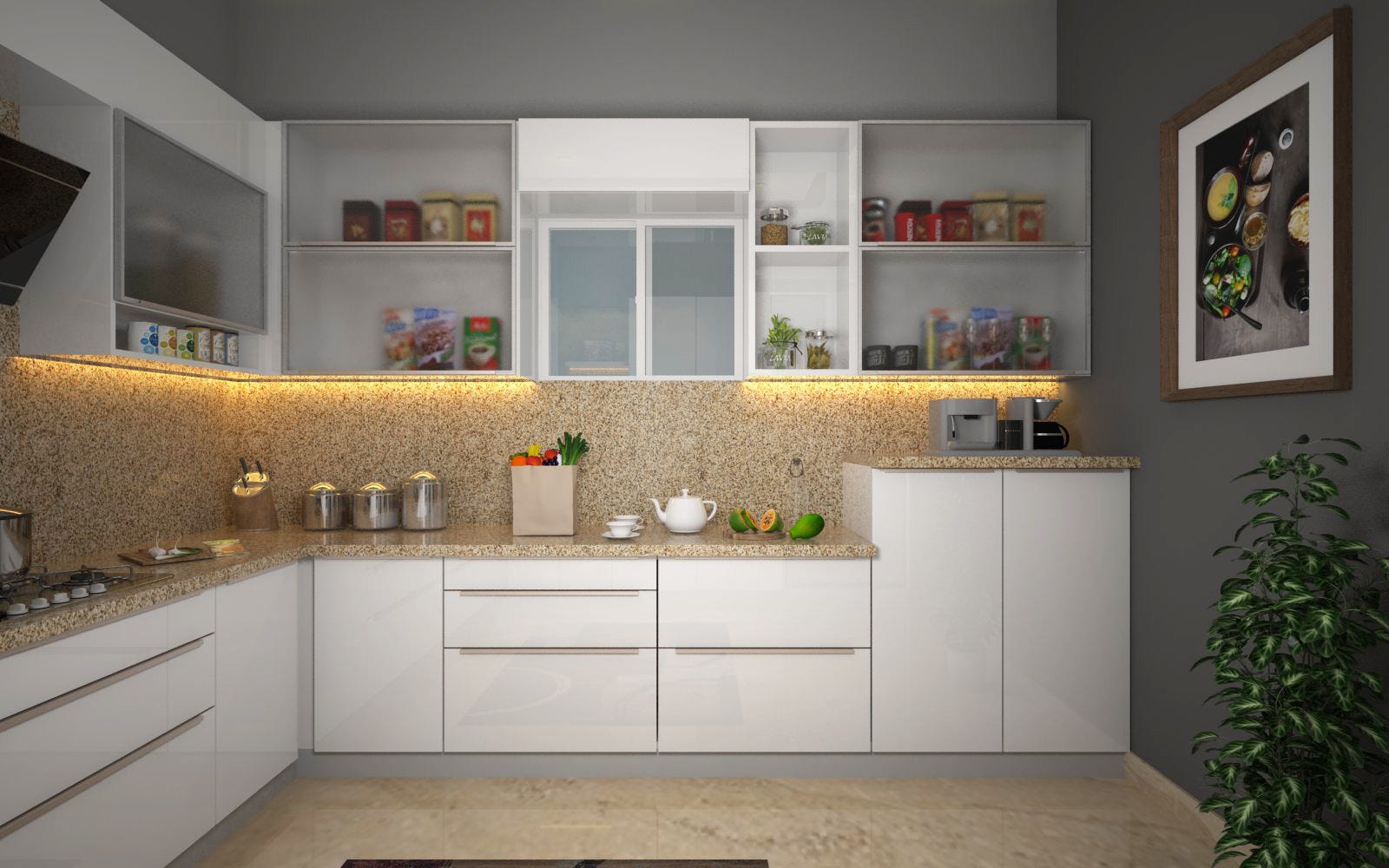 Different Kitchen Finishes Adding Colours With Different Finishes By Modular Kitchen Company Medium
