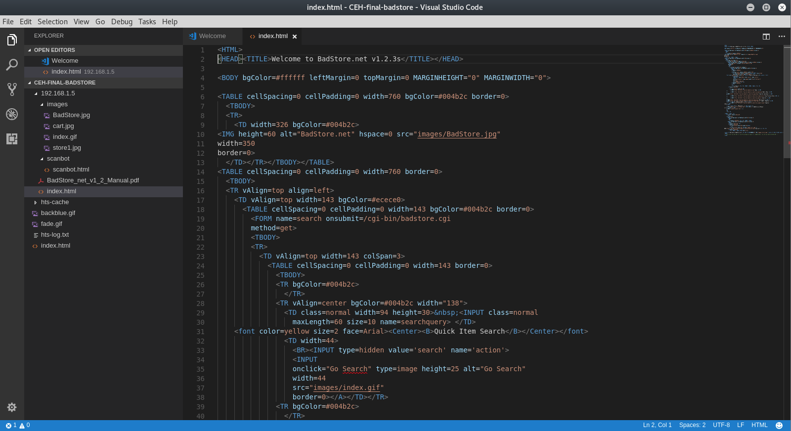 Pen-testing: Badstore v1.2.3 Walkthrough — Vulnhub - syscall59 - Medium