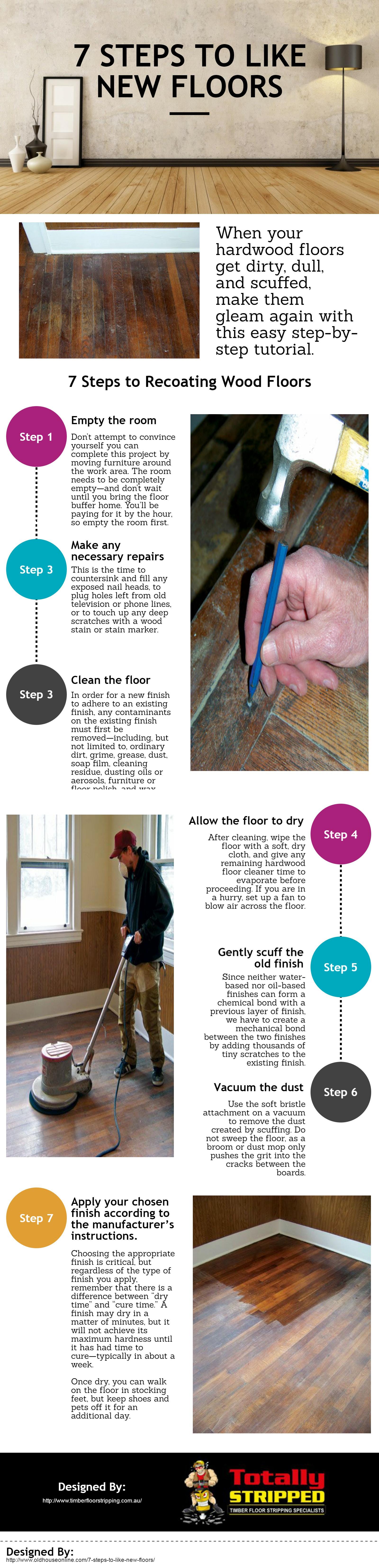7 Steps To Like New Floors David Nash Medium