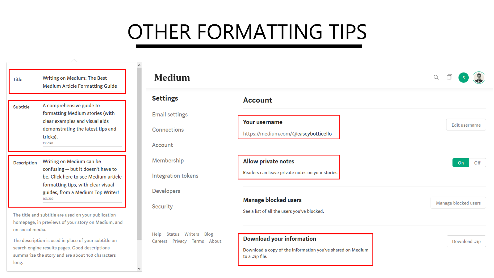 The Best Medium Article Formatting Guide by Casey Botticello