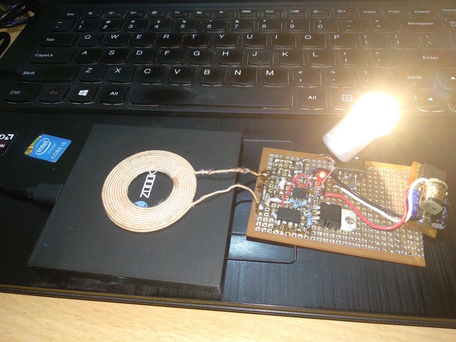 DIY Qi Wireless Charging Receiver Hackster Blog