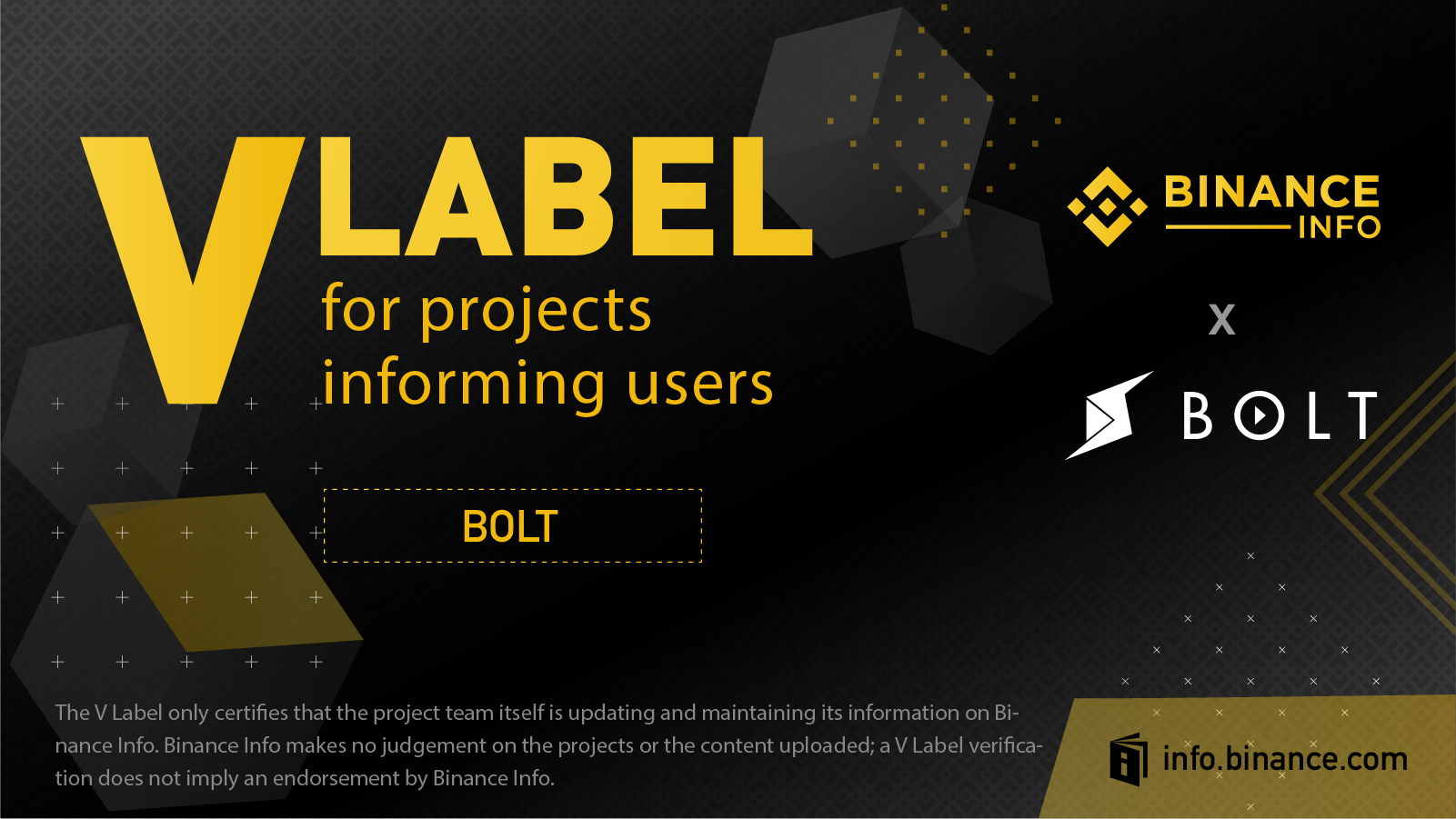 BOLT has officially joined Binance Info’s transparency ...