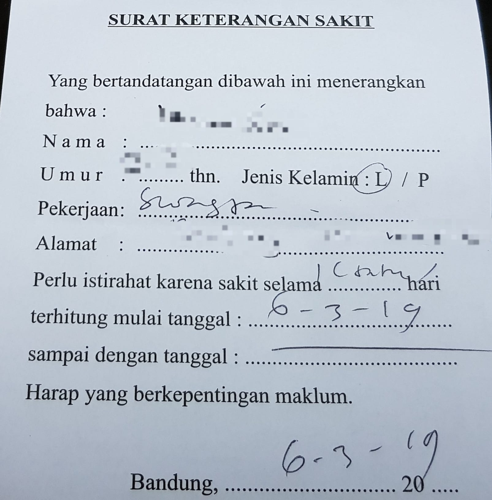 Cara Menulis Surat Dokter Yang Baik Lucy Medium Alasan dan keterangan sakit ini disertai dengan tanggal siswa tersebut tidak masuk sekolah berdasarkan surat keterangan dari dokter.