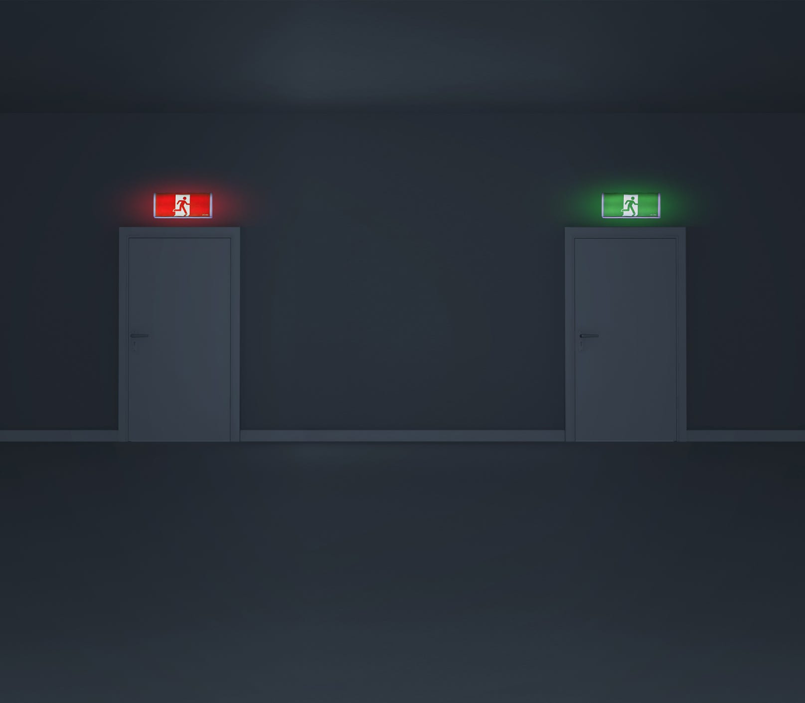If Red Means Emergency Why Are Exit Signs Green Ux Collective