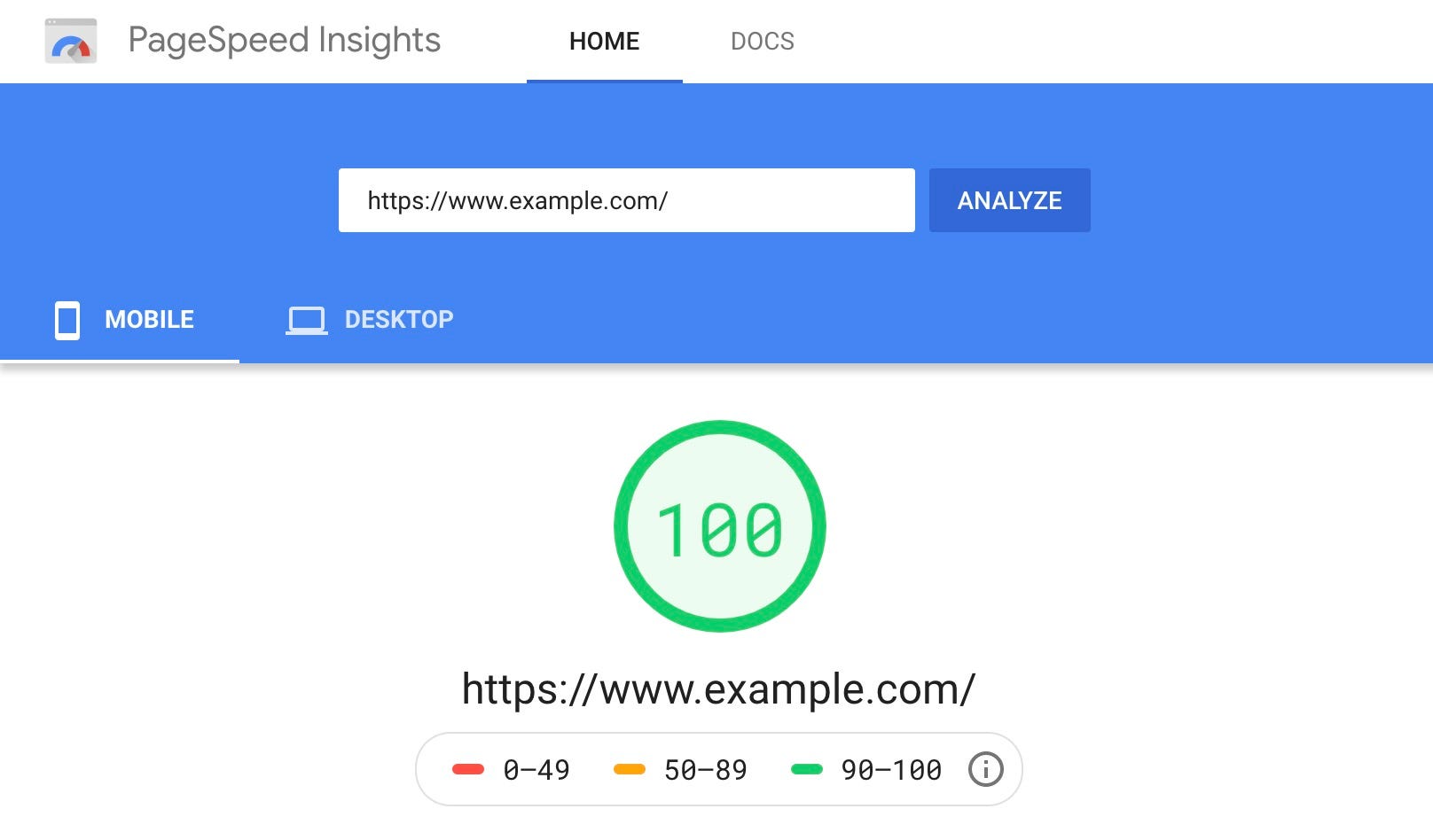 Google Speed Insights