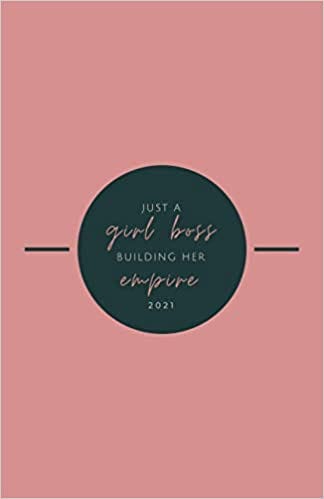 Download In Pdf Just A Girl Boss Building Her Empire 21 Pink Back Dated Black And White Monthly And Weekly Planner Improve Goal Setting Priority Management Remember Daily Tasks And Appointments