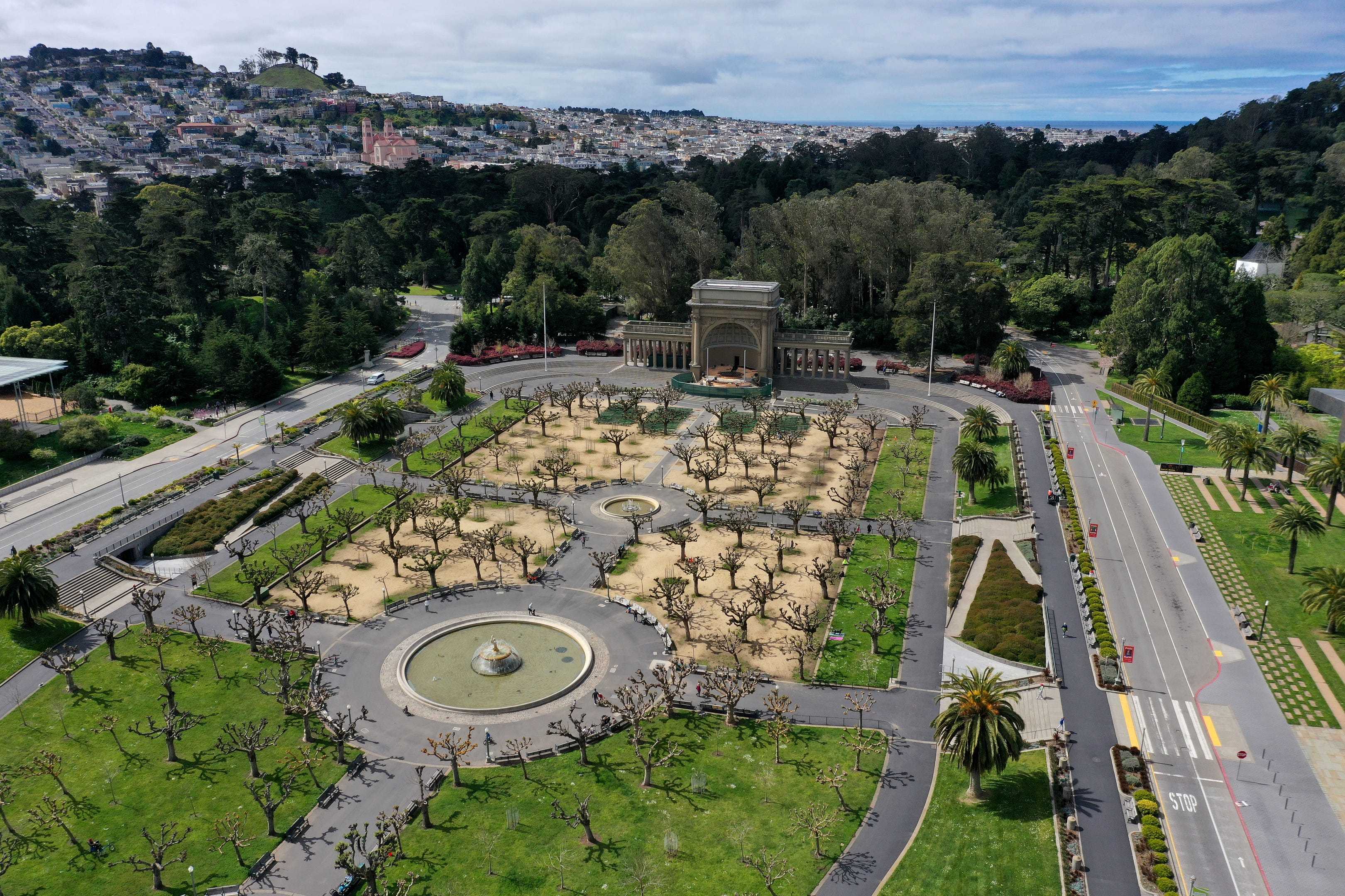 My Favorite Corner of SF The Music Concourse at Golden Gate Park by