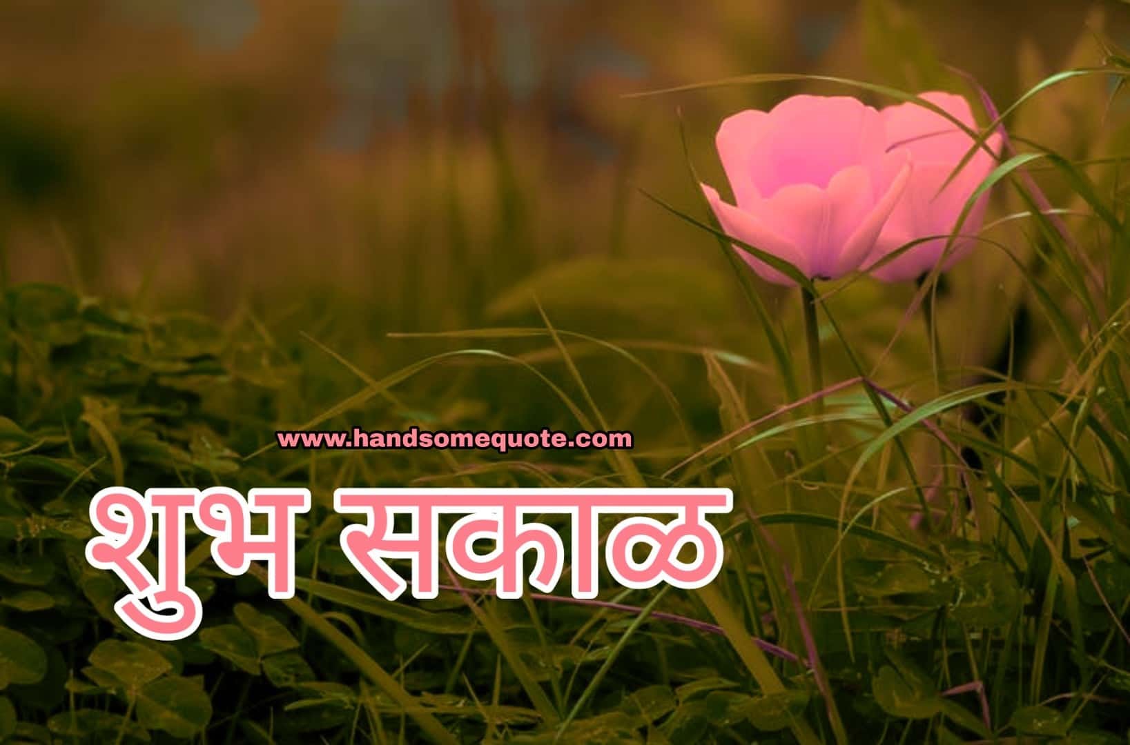 Good Morning Images In Marathi Wishes Handsome Quote Medium