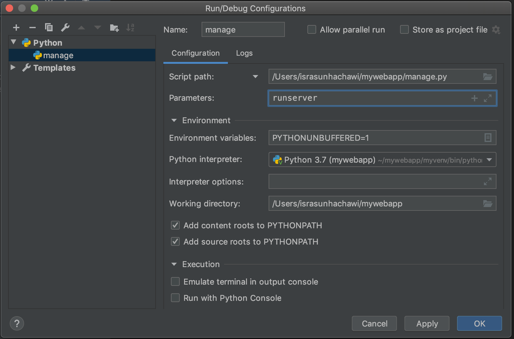 Creating My First Web App with Django | by I Sun | codeburst