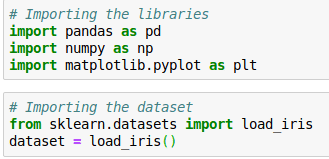 Importing Python libraries