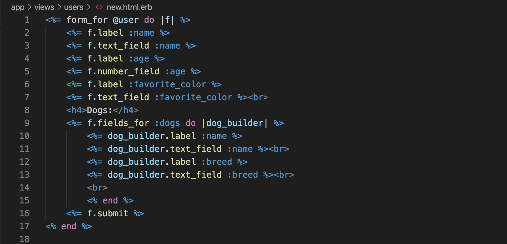 How to Build a Nested Form in Rails using Fields_For by Ryan Werner