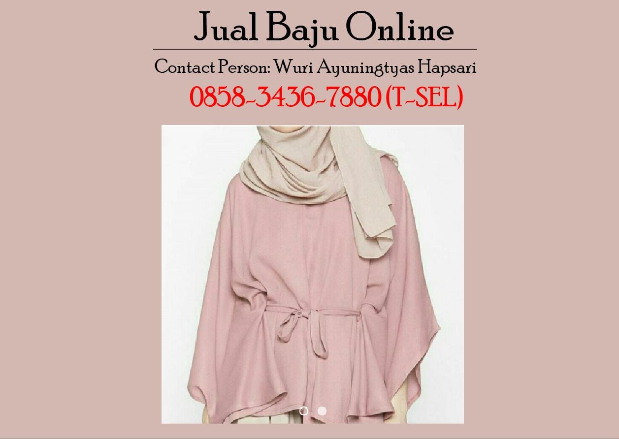 Jual Baju Model Terbaru Wuriayuningtyashapsari Mj7uts Medium