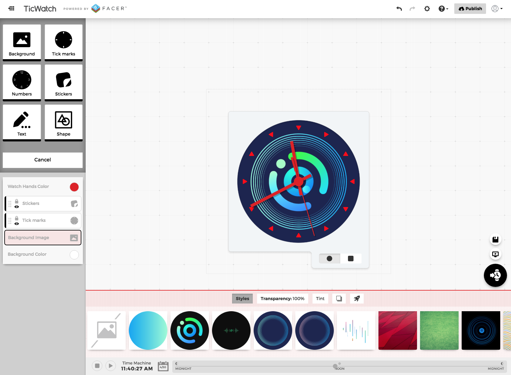 ticwatch s faces